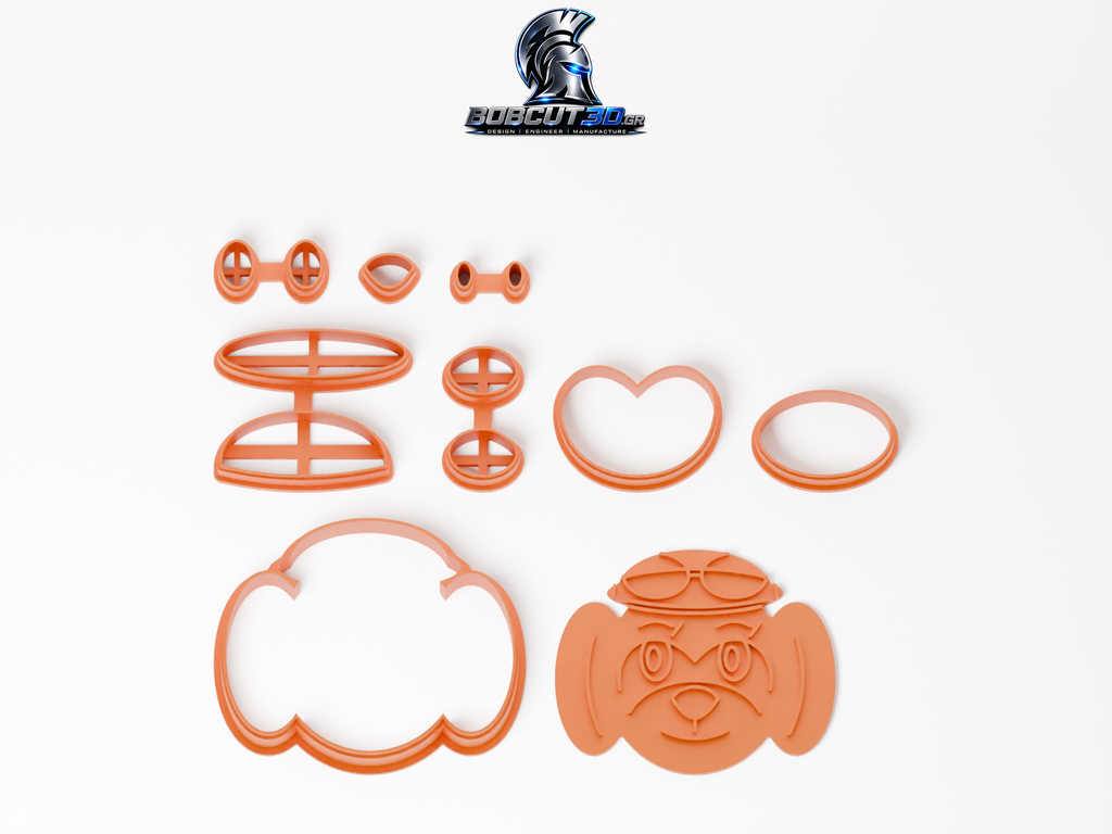 Cookie Cutter - Skye: ολόκληρο το σετ κουπάτ και σφραγίδας