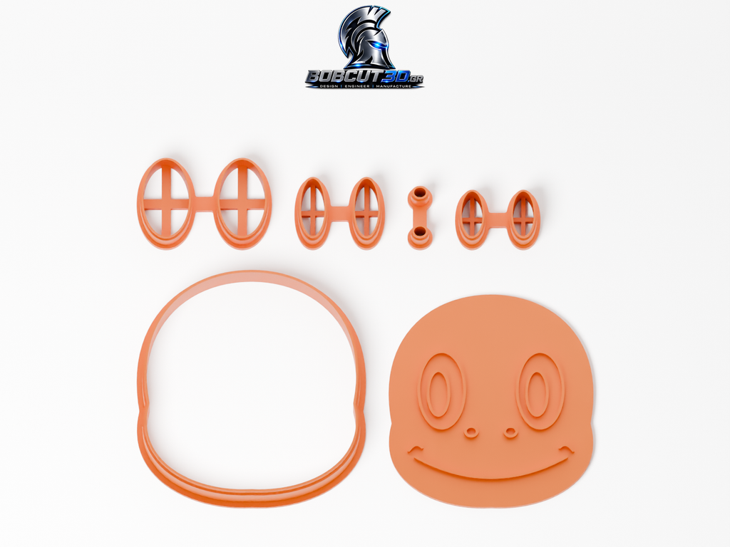 Cookie Cutter - Squirtle: ολόκληρο το σετ κουπάτ και σφραγίδας