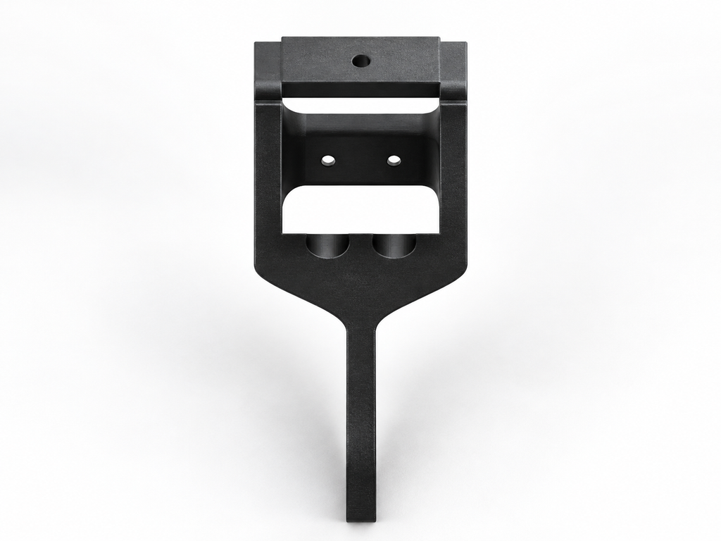 Hyundai i20 N-Line diffuser fin v2, mounting end — digital visualization