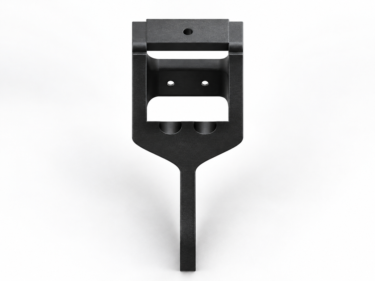 Hyundai i20 N-Line diffuser fin v2, mounting end — digital visualization