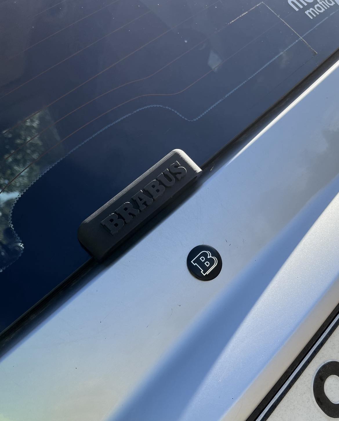 Smart ForTwo 451 - Rear Window Handle (Brabus logo)
